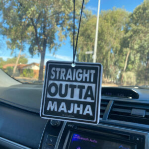 Straight Outta Majha Car Hanging