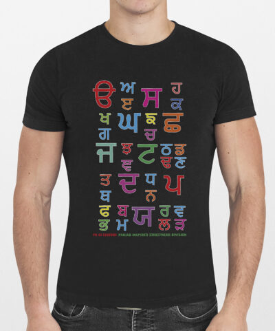 Gurmukhi 35 Color Print Punjabi T Shirt