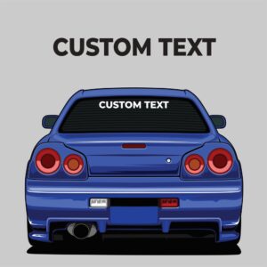 CUSTOM TEXT LARGE SIZE Up To 700mm Wide