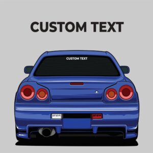 CUSTOM TEXT MEDIUM Up To 350mm Wide