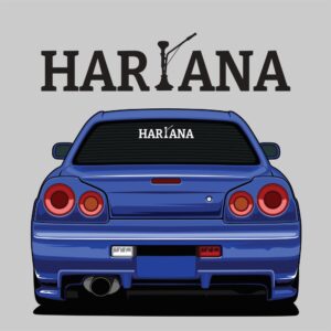 HARYANA HOOKA Sticker Haryana Sticker