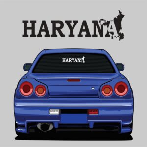 HARYANA MAP Sticker Haryana Sticker
