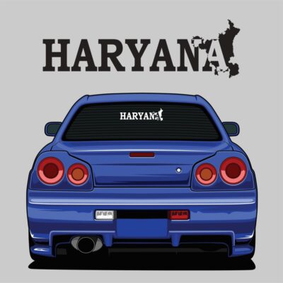 HARYANA MAP Sticker Haryana Sticker