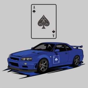 HUKAM Style Car Sticker Ace Punjabi Car Sticker