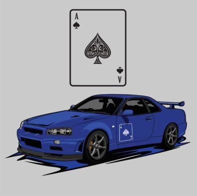 HUKAM Style Car Sticker Ace Punjabi Car Sticker
