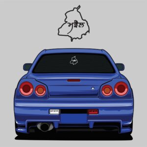 ਮਝੈਲ MAJHAIL Punjab Map Sticker