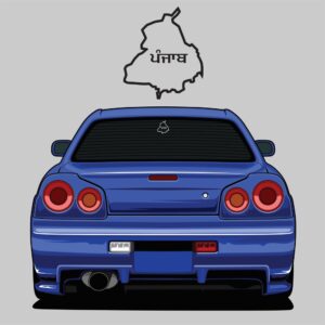 ਪੰਜਾਬ Punjab MAP Sticker