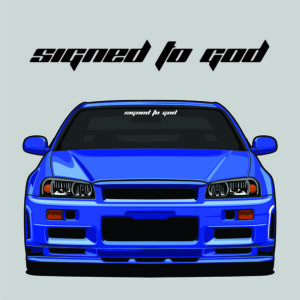 SIGNED TO GOD Sidhu Moosewala Style  Punjabi Car Sticker