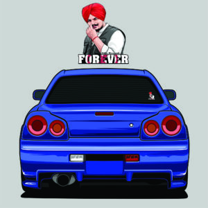 Sidhu Moosewala Tribute To Legend Punjabi Car Sticker