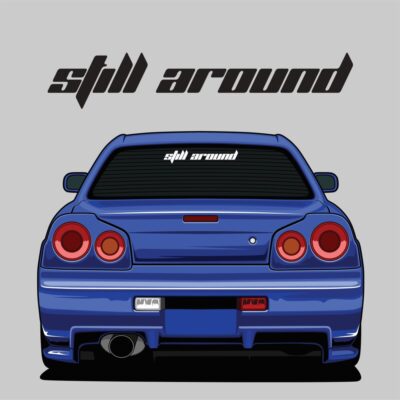 Still Around Car Sticker  Punjabi Car Sticker