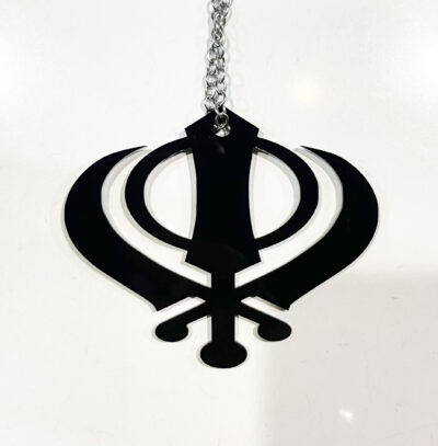 Khanda Sikh Symbol Car Hanging Panjabi Style